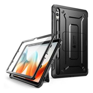 SUPCASE UNICORN BEETLE PRO műanyag védő (360°-os védelem, erős ütésállóság, műanyag előlap) FEKETE Samsung Galaxy Tab S9 Plus WIFI (SM-X810), Galaxy Tab S9 Plus LTE (SM-X816)