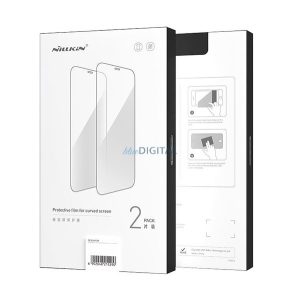 NILLKIN képernyővédő fólia 2db (full screen, ultravékony, 0.33mm) FEKETE Samsung Galaxy S24 Plus (SM-S926)