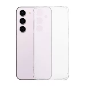 Szilikon telefonvédő (ütésállóság, légpárnás sarok) ÁTLÁTSZÓ Samsung Galaxy S24 (SM-S921)