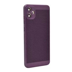   Műanyag telefonvédő (légáteresztő, lyukacsos, kameravédő) LILA Samsung Galaxy A05 (SM-A055F)