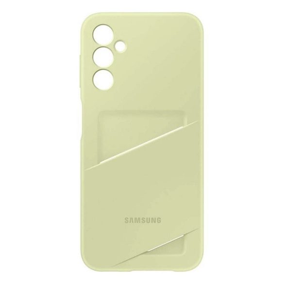 SAMSUNG szilikon telefonvédő (kártyazseb) LIME Samsung Galaxy A25 5G (SM-A256)