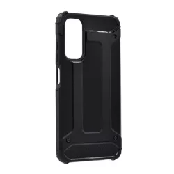   Defender műanyag telefonvédő (ütésállóság, légpárnás sarok, szilikon belső, fémhatás) FEKETE Samsung Galaxy A05s (SM-A057F)