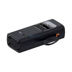 BASEUS SUPERMINI PRO légkompresszor (Type-C aljzat, 4000mAh akkumulátor, 50W, LCD kijelző) FEKETE