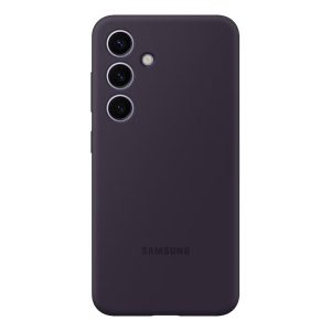 SAMSUNG szilikon telefonvédő SÖTÉTLILA Samsung Galaxy S24 (SM-S921)