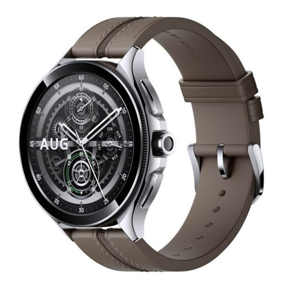 XIAOMI Watch 2 Pro okosóra (46mm, szilikon szíj, aktivitásmérő, pulzusmérő, 150 sportmód, vízálló, 5 ATM) EZÜST