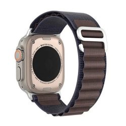   DUX DUCIS GS pótszíj (egyedi méret, nagy, textil, állítható) SÖTÉTSZÜRKE Apple Watch Ultra 2 49mm, Watch Ultra 49mm, Watch Series 9 45mm
