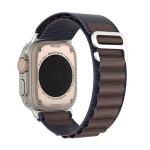 DUX DUCIS GS pótszíj (egyedi méret, nagy, textil, állítható) SÖTÉTSZÜRKE Apple Watch Ultra 2 49mm, Watch Ultra 49mm, Watch Series 9 45mm