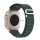 DUX DUCIS GS pótszíj (egyedi méret, nagy, textil, állítható) SÖTÉTZÖLD Apple Watch Ultra 2 49mm, Watch Ultra 49mm, Watch Series 9 45mm