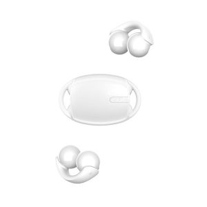 DEVIA SMART M5 bluetooth fülhallgató SZTEREO (v5.3, TWS, fülre akasztható, mikrofon, zajszűrő + töltőtok) FEHÉR