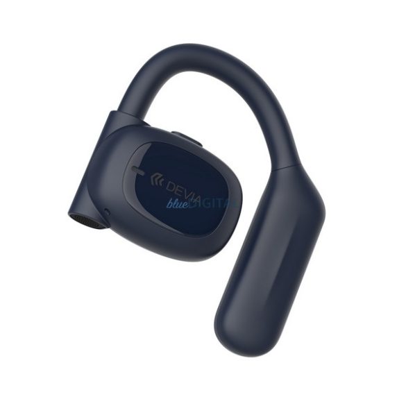 DEVIA STAR E2 bluetooth fülhallgató SZTEREO (v5.3, TWS, fülre akasztható, mikrofon, zajszűrő + töltőtok) SÖTÉTKÉK