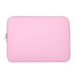   LAPTOP/NOTEBOOK tok (univerzális, 15.6" méret, 400x305x20mm, neoprén, plüss belső) RÓZSASZÍN 