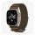 SPIGEN DURAPRO FLEX pótszíj (egyedi méret, nagy, textil, állítható) BARNA/NARANCSSÁRGA Apple Watch Series 3 42mm, Watch Series 2 42mm, Watch Series 1 42mm