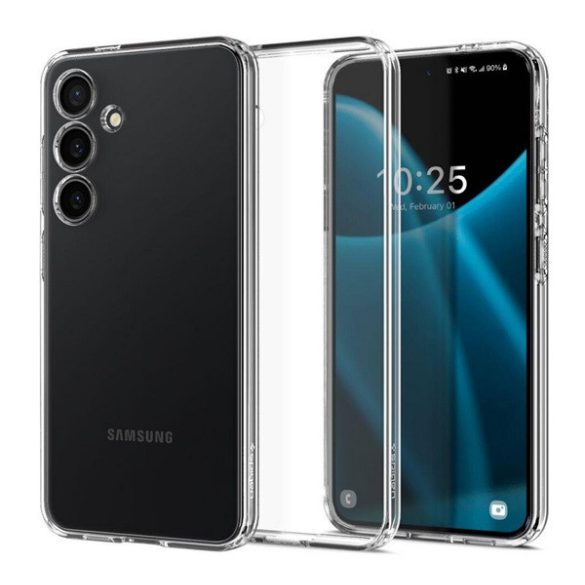 SPIGEN LIQUID CRYSTAL szilikon telefonvédő (ütésállóság, légpárnás sarok) ÁTLÁTSZÓ Samsung Galaxy S24 (SM-S921)