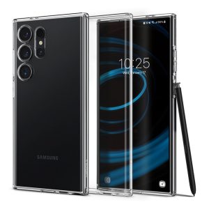 SPIGEN LIQUID CRYSTAL szilikon telefonvédő (ütésállóság, légpárnás sarok) ÁTLÁTSZÓ Samsung Galaxy S24 Ultra (SM-S928)