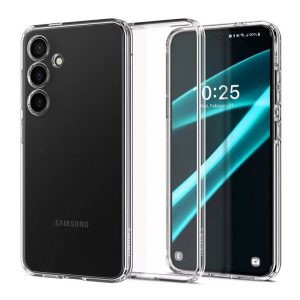 SPIGEN LIQUID CRYSTAL szilikon telefonvédő (ütésállóság, légpárnás sarok) ÁTLÁTSZÓ Samsung Galaxy S24 Plus (SM-S926)