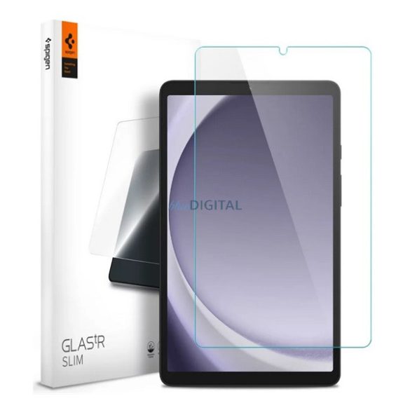 SPIGEN TR SLIM HD képernyővédő üveg (2.5D, tok barát, ultravékony, 0.2mm, 9H) ÁTLÁTSZÓ Samsung Galaxy Tab A9 LTE (SM-X115), Galaxy Tab A9 WIFI (SM-X110)