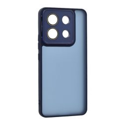   Szilikon telefonvédő (ütésállóság, akril hátlap, kameravédő) SÖTÉTKÉK Xiaomi Poco X6 5G, Redmi Note 13 Pro 5G