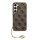GUESS 4G CHARMS műanyag telefonvédő (textil hátlap, telefondísz) BARNA Samsung Galaxy S24 Plus (SM-S926)