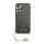 GUESS 4G CHARMS műanyag telefonvédő (textil hátlap, telefondísz) SZÜRKE Samsung Galaxy S24 (SM-S921)