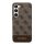 GUESS 4G STRIPE műanyag telefonvédő (textil hátlap) BARNA Samsung Galaxy S24 Plus (SM-S926)