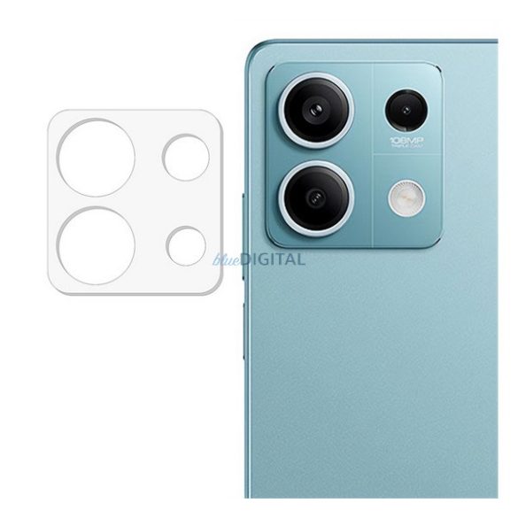 Kameravédő üveg (0.3mm, 9H, NEM íves) ÁTLÁTSZÓ Xiaomi Redmi Note 13 5G