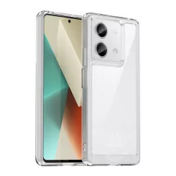   Műanyag telefonvédő (szilikon keret, ütésállóság, átlátszó hátlap) ÁTLÁTSZÓ Xiaomi Redmi Note 13 5G