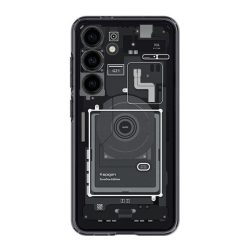   SPIGEN ULTRA HYBRID ZERO ONE műanyag telefonvédő (ütésállóság, légpárnás keret) SÖTÉTSZÜRKE Samsung Galaxy S24 (SM-S921)
