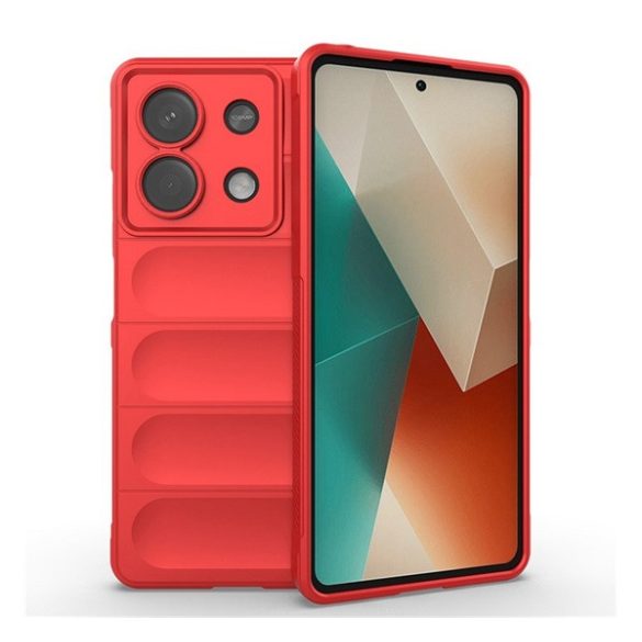 Szilikon telefonvédő (ütésállóság, kameravédő, 3D) PIROS Xiaomi Redmi Note 13 5G