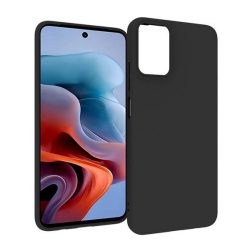   Szilikon telefonvédő (matt) FEKETE Motorola Moto G34 5G (XT-2363)