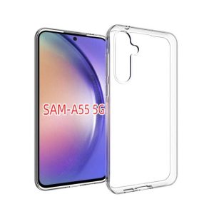 Szilikon telefonvédő (ultravékony) ÁTLÁTSZÓ Samsung Galaxy A55 5G (SM-A556)