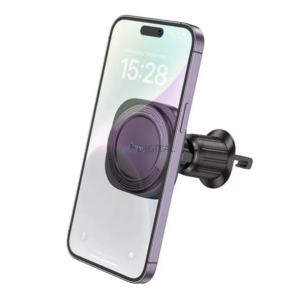 HOCO RAINBOW autós tartó (szellőzőre, MagSafe) FEKETE