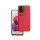 Műanyag telefonvédő (szilikon keret, ütésállóság, mágneses, bőr hatású hátlap, csíkos) PIROS Xiaomi Redmi Note 13 5G