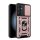 Defender műanyag telefonvédő (ütésállóság, szilikon belső, tartógyűrű, kameravédő) ROZÉARANY Samsung Galaxy A35 5G (SM-A356)