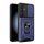 Defender műanyag telefonvédő (ütésállóság, szilikon belső, tartógyűrű, kameravédő) SÖTÉTKÉK Samsung Galaxy A35 5G (SM-A356)