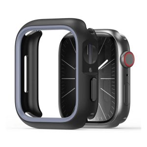 DUX DUCIS BAMO műanyag óra keret (ütésállóság) SÖTÉTSZÜRKE Apple Watch Series 9 45mm,Watch Series 8 45mm,Watch Series 7 45mm