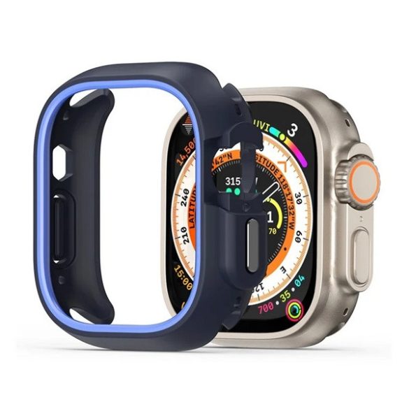 DUX DUCIS BAMO műanyag óra keret (ütésállóság) SÖTÉTKÉK Apple Watch Ultra 2 49mm, Watch Ultra 49mm