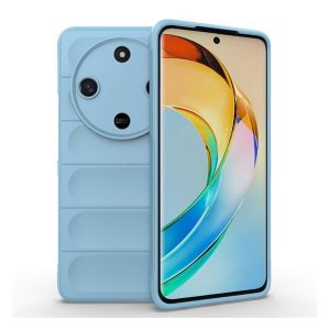 Szilikon telefonvédő (ütésállóság, kameravédő, 3D) VILÁGOSKÉK Honor Magic6 Lite 5G