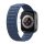DUX DUCIS BL pótszíj (egyedi méret, textil, mágneses, 3D) SÖTÉTKÉK Apple Watch Series 9 41mm, Watch Series 8 41mm, Watch Series 7 41mm