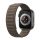 DUX DUCIS BL pótszíj (egyedi méret, textil, mágneses, 3D) SÖTÉTSZÜRKE Apple Watch Series 9 41mm, Watch Series 8 41mm, Watch Series 7 41mm