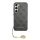 GUESS 4G CHARMS műanyag telefonvédő (textil hátlap, telefondísz) SZÜRKE Samsung Galaxy S24 Ultra (SM-S928)