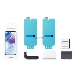   SAMSUNG képernyővédő fólia 2db (törlőkendő + segédkeret) ÁTLÁTSZÓ Samsung Galaxy A55 5G (SM-A556)