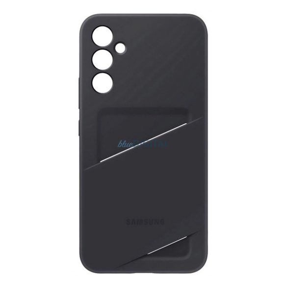 SAMSUNG szilikon telefonvédő (kártyazseb) FEKETE Samsung Galaxy A35 5G (SM-A356)