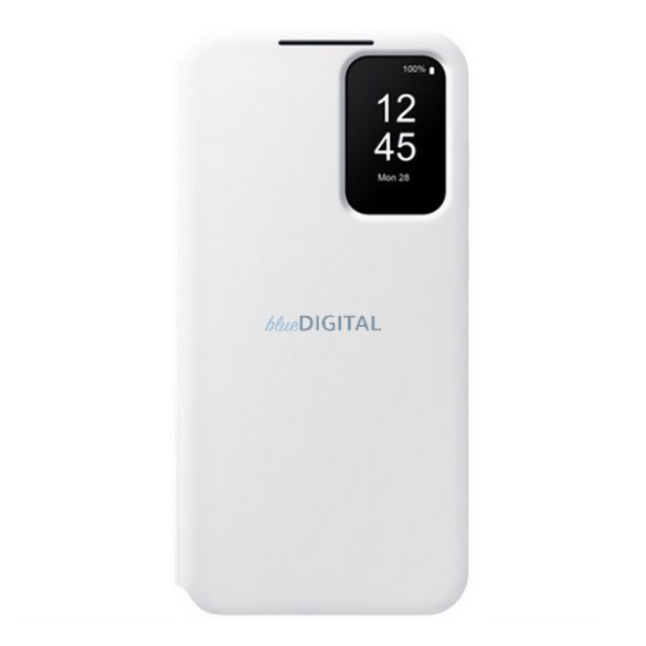 SAMSUNG tok álló (aktív FLIP, oldalra nyíló, Smart View Cover) FEHÉR Samsung Galaxy A35 5G (SM-A356)