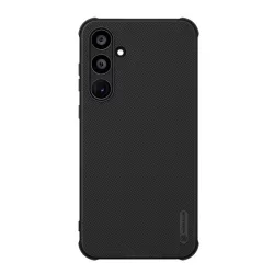   NILLKIN SUPER FROSTED PRO műanyag telefonvédő (ütésállóság, gumírozott, érdes felület) FEKETE Samsung Galaxy A55 5G (SM-A556)
