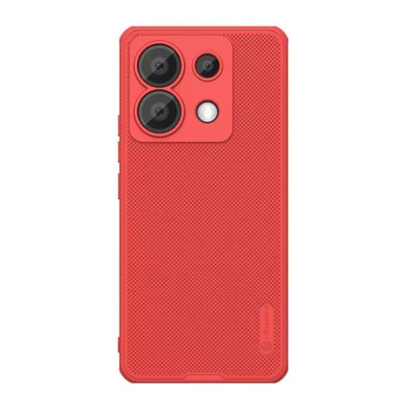 NILLKIN SUPER FROSTED PRO műanyag telefonvédő (ütésállóság, gumírozott, érdes felület) PIROS Xiaomi Redmi Note 13 Pro 5G