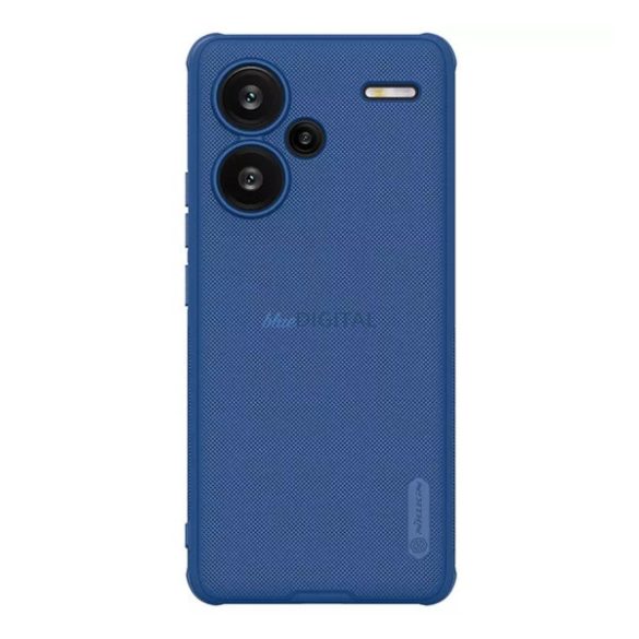NILLKIN SUPER FROSTED PRO műanyag telefonvédő (ütésállóság, gumírozott, érdes felület) SÖTÉTKÉK Xiaomi Redmi Note 13 Pro Plus 5G