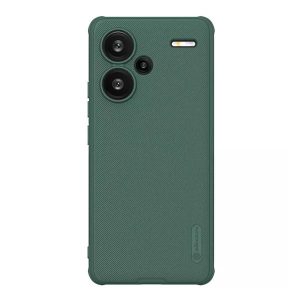 NILLKIN SUPER FROSTED PRO műanyag telefonvédő (ütésállóság, gumírozott, érdes felület) SÖTÉTZÖLD Xiaomi Redmi Note 13 Pro Plus 5G