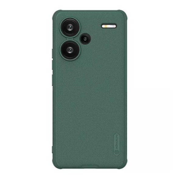 NILLKIN SUPER FROSTED PRO műanyag telefonvédő (ütésállóság, gumírozott, érdes felület) SÖTÉTZÖLD Xiaomi Redmi Note 13 Pro Plus 5G