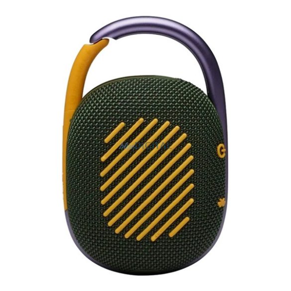 JBL CLIP4 bluetooth hordozható hangszóró (v5.1, 1050mAh belső akku, 5W, IPX67 vízálló) SÖTÉTZÖLD