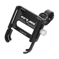   GUB kerékpáros telefontartó (360°-ban állítható, fém kormányra rögzítő) FEKETE